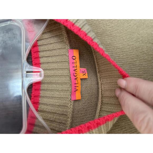 Vilagallo Beige Wool Sweater - Picture 2 of 5